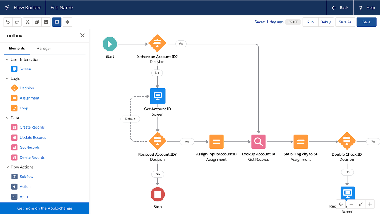 Dreamforce Lightning Flow Builder