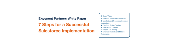 7 steps for a successful salesforce implementation white paper