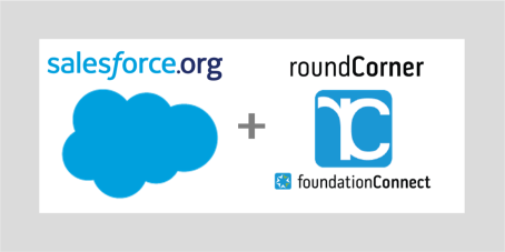 Logo Images for Salesforce.org and roundCorner foundationConnect
