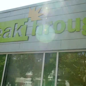 Photo: Breakthrough marquee on Familyplex building in Chicago