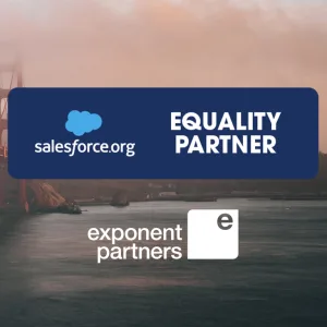 Exponent Partners Logo of Salesforce Equality badge