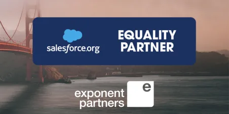 Exponent Partners Logo of Salesforce Equality badge