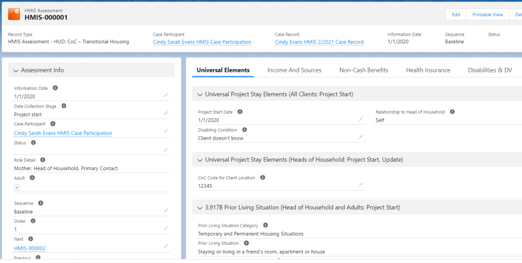 Photo of Exponent Case Management software screen