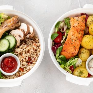 Image of two healthy meals