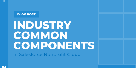Industry Common Components in Salesforce Nonprofit Cloud