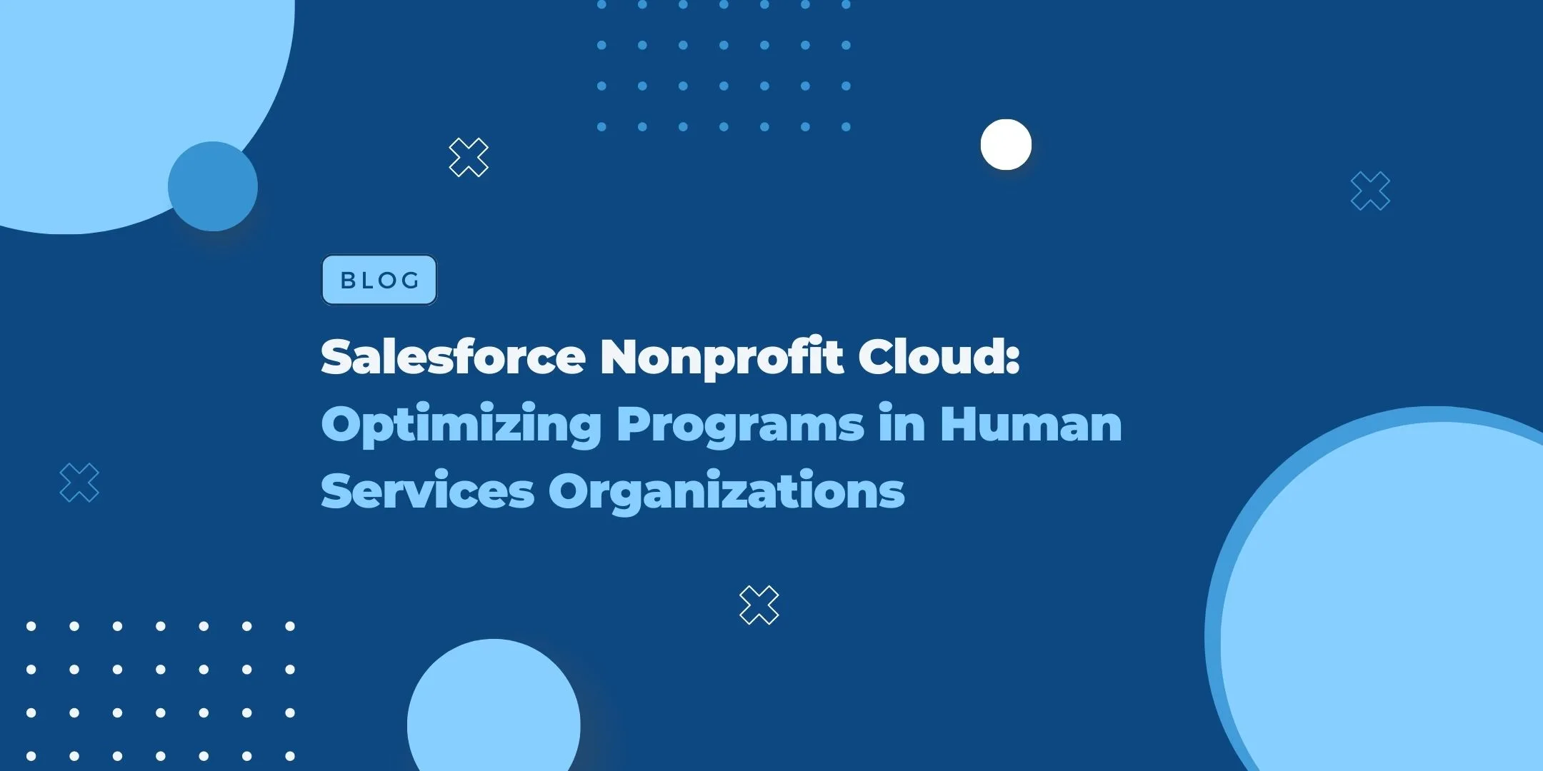 Salesforce Nonprofit Cloud: Optimizing Programs in Human Services Organizations